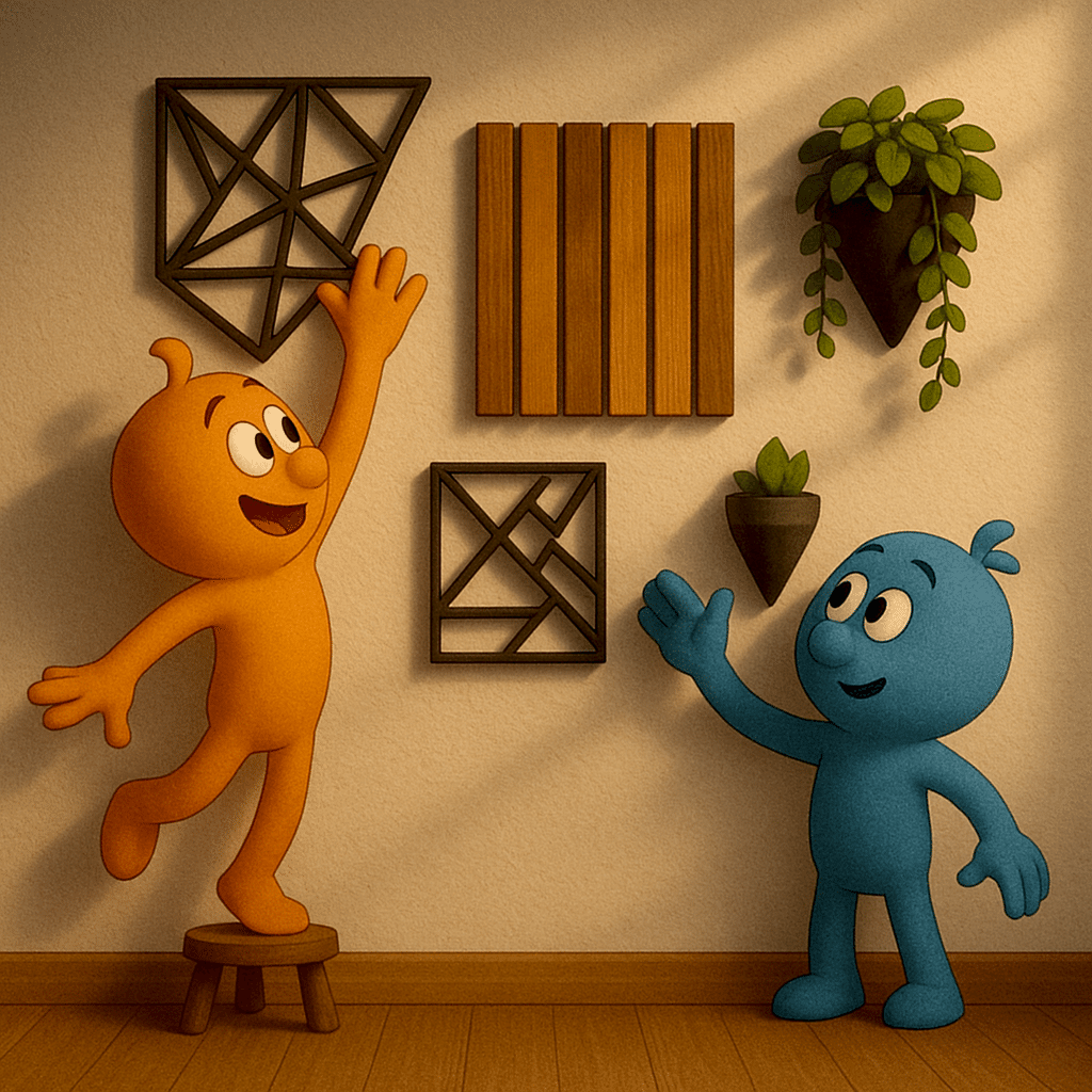 Duvar Dekorasyonu İçin İlham Veren Fikirler: Tablolar, Raflar, Çerçeveler ve 3D Önerilerle Evinizi Güzelleştirin